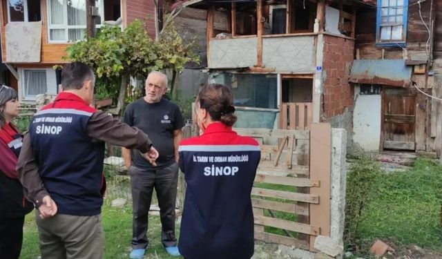 Sinop’ta üreticinin sorunlarına yerinde tespit