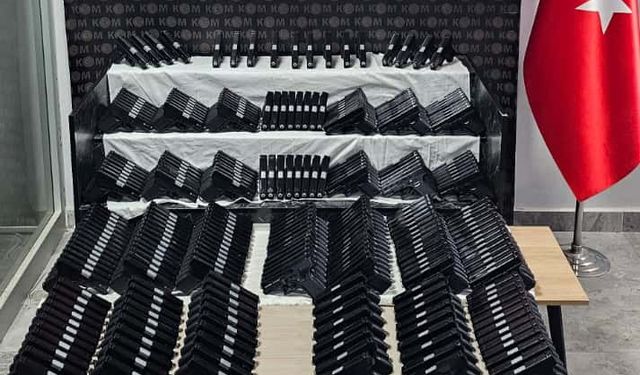 Şırnak’ta 500 tabanca ele geçirildi