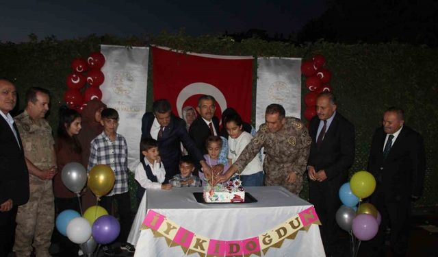 Şırnak’ta şehit çocuklarına doğum günü kutlaması