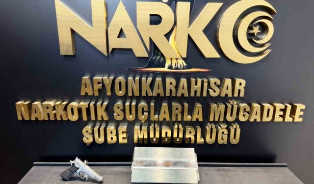 Tabanca ve uyuşturucu maddeyle yakalanan şahıs tutuklandı