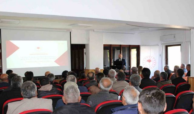 Tercan’da muhtarlara yönelik toplantı düzenlendi