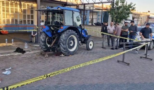 Traktörü tamir ederken sıkışan genç ağır yaralandı