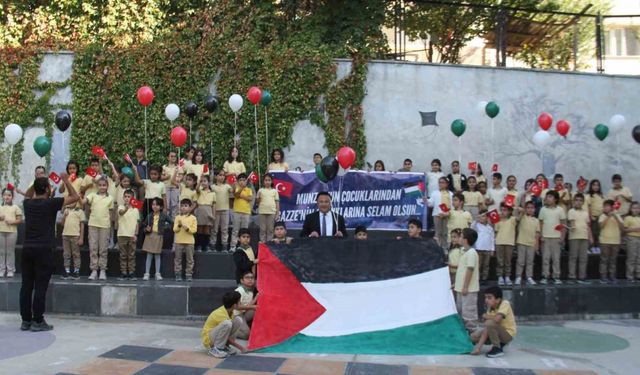 Tunceli’de öğrencilerden Filistin’e destek