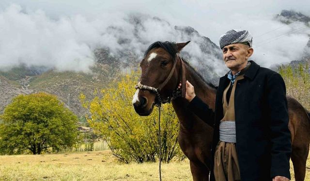 Türkiye-Irak sınırında kartpostallık manzara: Kar ve sonbahar güzelliği bir arada