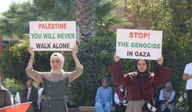 Üniversite öğrencilerinden Gazze’ye destek
