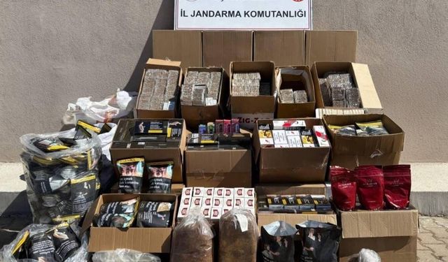 Uşak’ta jandarmadan kaçak tütün operasyonu