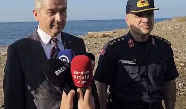 Vali Ergün: "Büyük ihtimal Rusya-Ukrayna Savaşı’ndan buraya gelen bir insansız deniz aracı; Ters dönmüş vaziyette olduğunu tahmin ediyoruz"
