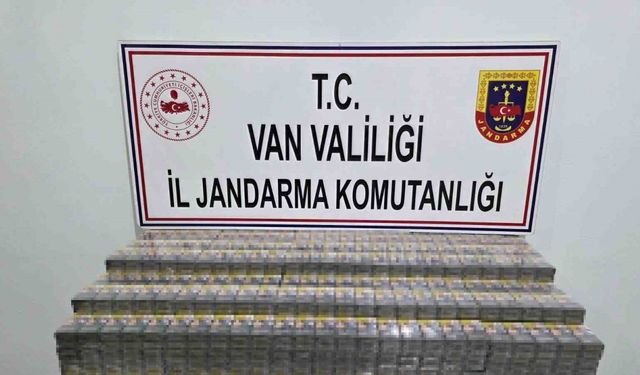 Van’da 2 bin 470 paket kaçak sigara ele geçirildi