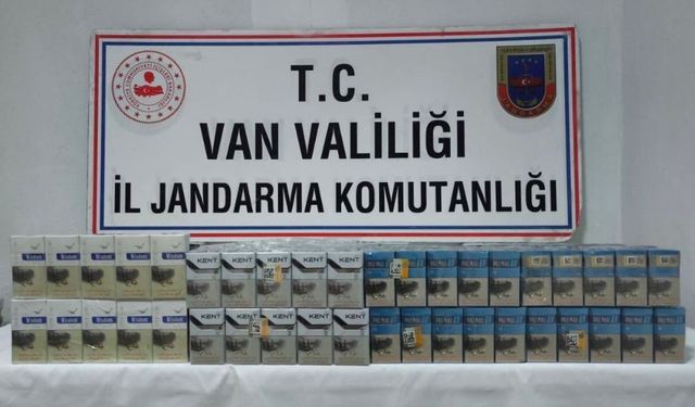 Van’da 2 bin 940 paket kaçak sigara ele geçirildi