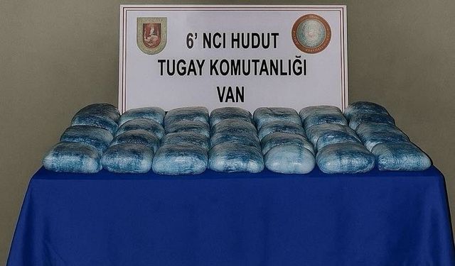 Van’da 31 kilo 120 gram uyuşturucu ele geçirildi