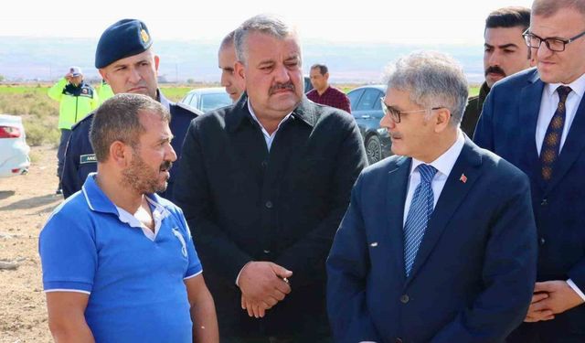 Yangında hayvanlarını kaybeden üreticiye 72 küçükbaş teslim edildi