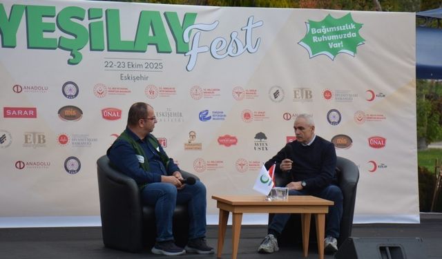 Yeşil Sahne’de Rıza Çalımbay ile söyleşi yapıldı