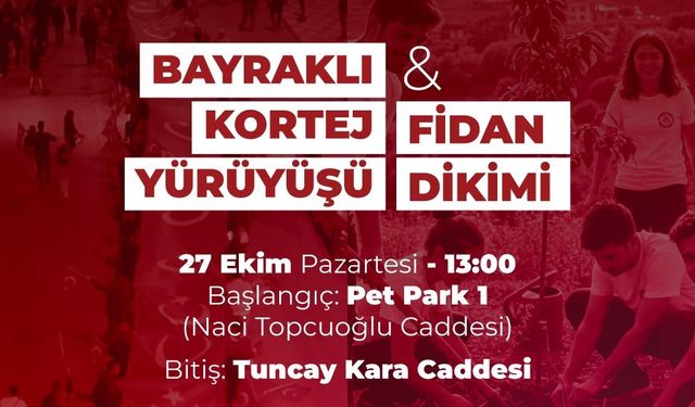 Yılmaz’dan bayraklı kortej yürüyüşüne davet
