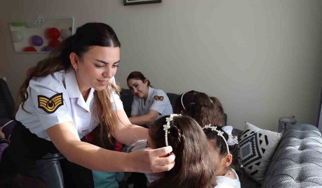 Yozgat İl Jandarma Komutanlığı kız çocuklarını unutmadı