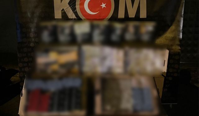 Yozgat’ta 103 bin makaron ele geçirildi