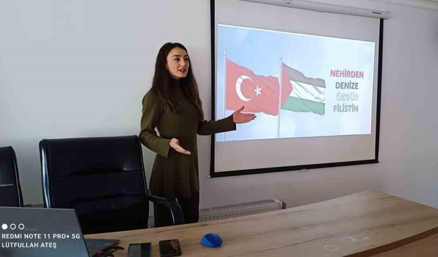 Yükümlüler, işgal altındaki Filistin’i anlatan belgeseli izledi