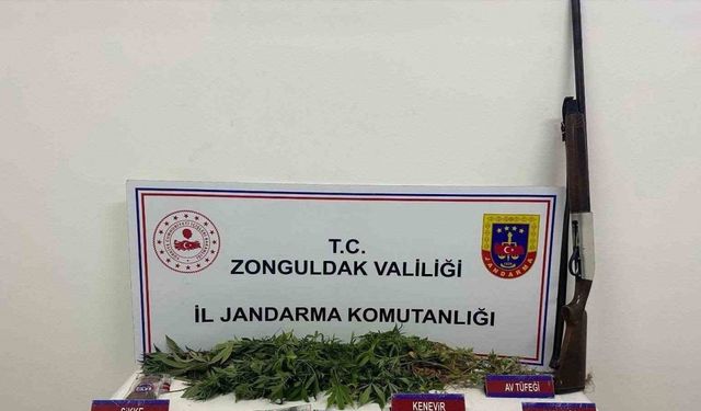 Zonguldak’ta tarihi eser ve uyuşturucu yakalandı