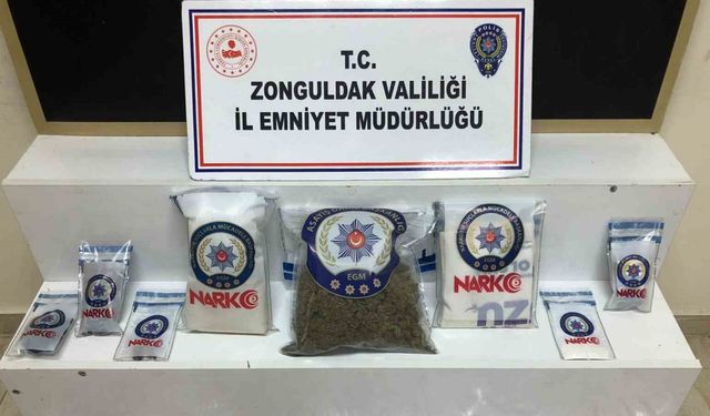 Zonguldak’ta uyuşturucu operasyonunda 2 şüpheli tutuklandı
