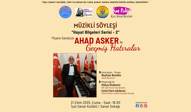 “Hayat Belgeleri Serisi-2” ile Piyanist Ahad Asker Söyleşisi