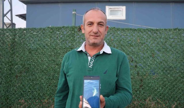 Amatör balıkçılar köpek balığından 1 saat süren mücadeleyle kurtuldu, o anlar kamareya yansıdı