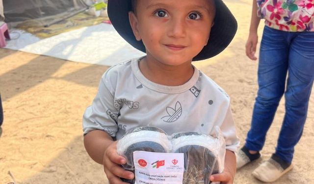 Kadınların desteği Gazzeli çocuklara ulaştı