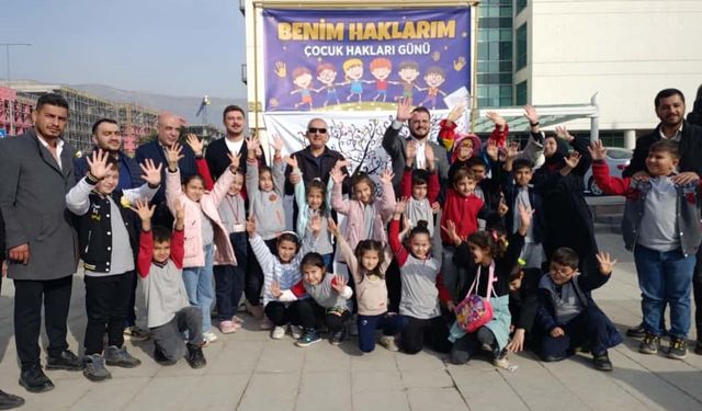 Kahramanmaraşlı minikler, ’Dünya Çocuk Hakları Günü’nü kutladı
