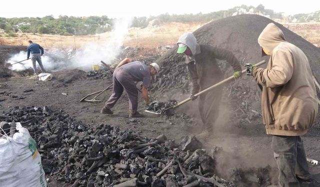 Torosların eteğinde zorlu ’kömür’ mesaisi