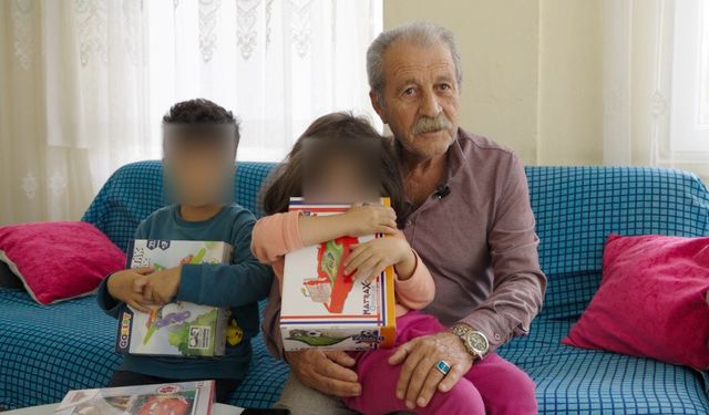 Üç torunuyla yaşadığı evden tahliye edilmek istenen dedeye iyi haber