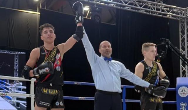 Kayserili Utku Mete Yağcı Avrupa Muaythai Zirvesine çıktı