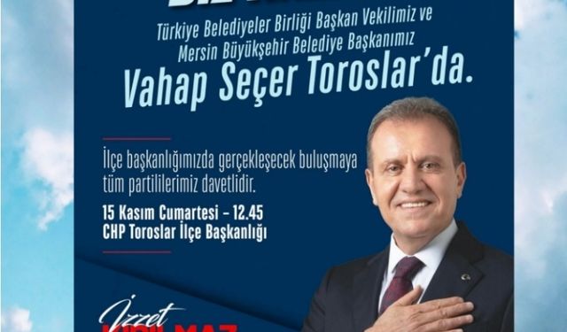 CHP Toroslar İlçede Seçer Heyecanı