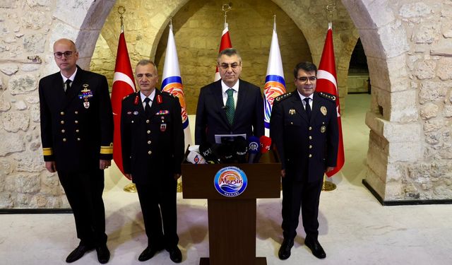 Vali Toros: “Mersin’in huzuru için çalışıyoruz”