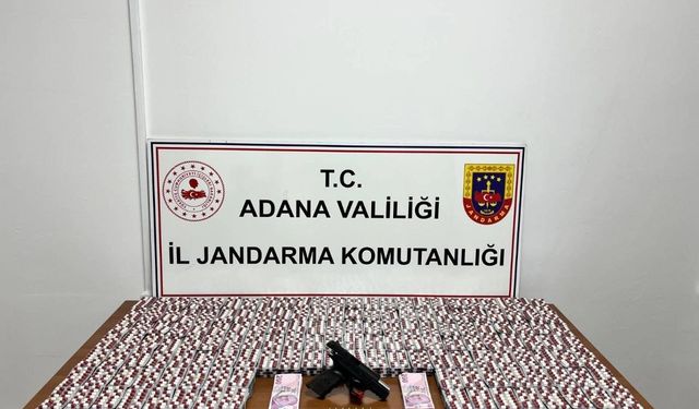 Adana'da jandarma 23 bin 876 uyuşturucu hap ele geçirdi