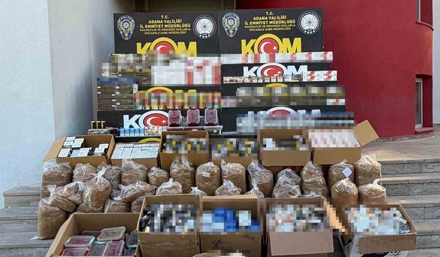 Adana'da kaçakçılık operasyonu: 29 şahsa işlem yapıldı