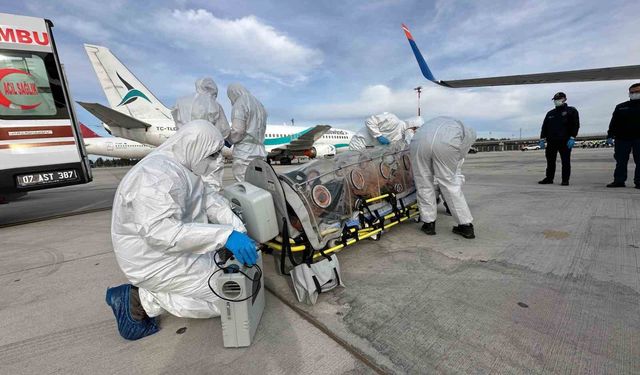 Antalya Havalimanı'nda uluslararası salgın senaryolu 'Acil Durum Tatbikatı'