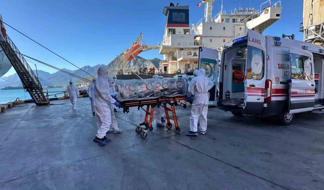 Antalya Limanı'nda uluslararası salgın tatbikatı