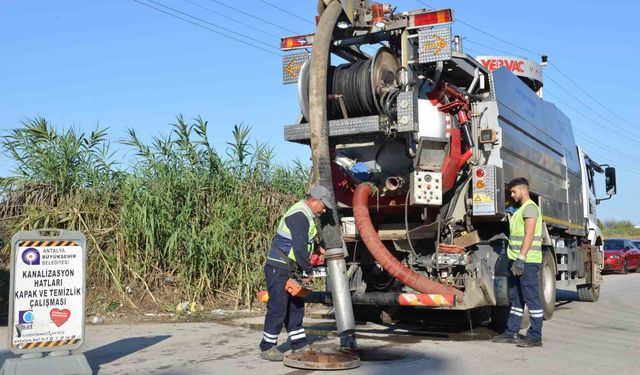 ASAT'tan kanalizasyon hattı temizliği ve kapak düzenleme çalışması
