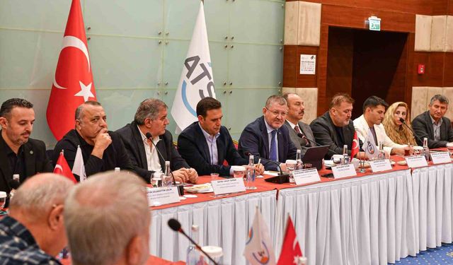 ATSO Meclis Başkanı Öztürk: 'İmara açılacak bölgelerde altyapının önceden tamamlanmasının yasal zorunluluk haline getirilmesi gerekiyor'