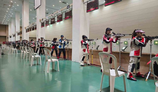 Havalı Silahlar Milli Takım Seçmeleri Erdemli’de Yapılıyor