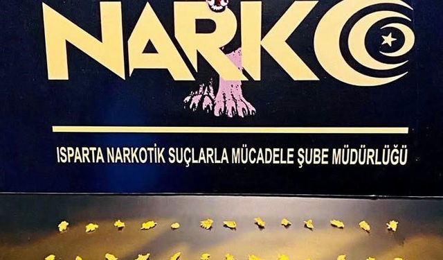 Isparta'da uyuşturucu ele geçirildi: 2 şüpheliye adli işlem