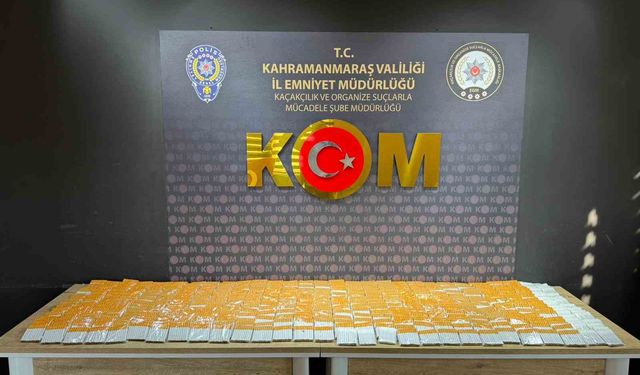 Kahramanmaraş'ta kaçakçılık operasyonları: 4 gözaltı