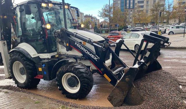 Kahramanmaraş'ta yağış sonrası saha çalışmaları