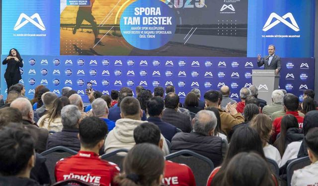 Mersin Büyükşehir Belediyesinden spora 20 milyon 781 bin TL'lik destek