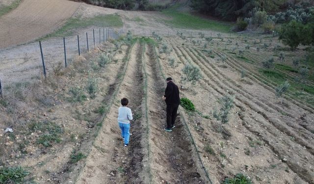 Osmaniye'de depremi yaşadı, toprağa tutundu
