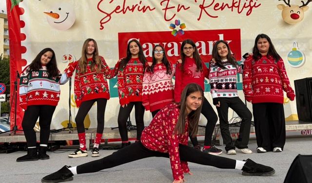 Mezitli’de Çocuk Dansçılardan Yeni Yıl Coşkusu