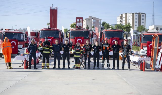 Mersin İtfaiyesi Yeni Ekipmanlarıyla Güçlendi