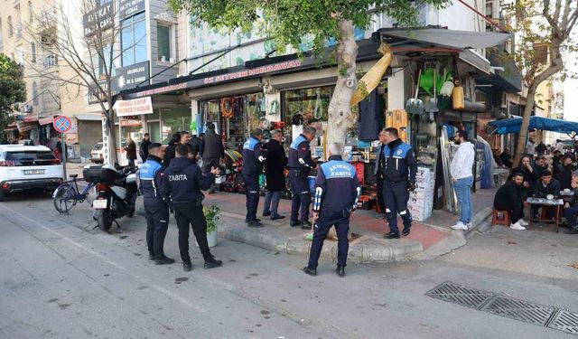 Akdeniz'de kaldırım ve yol işgaline geçit yok