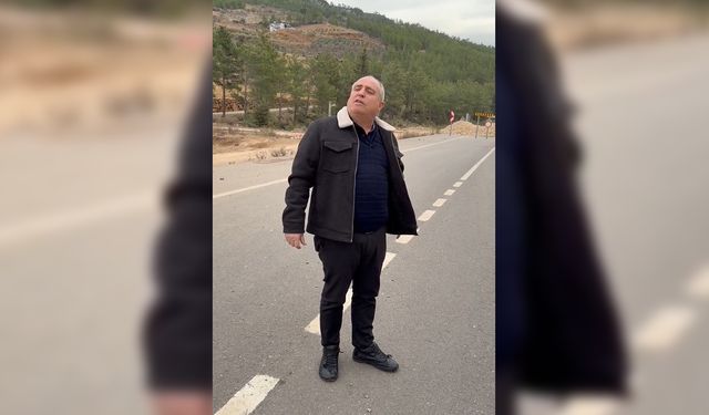 Gülnar'da vatandaşın yol isyanı