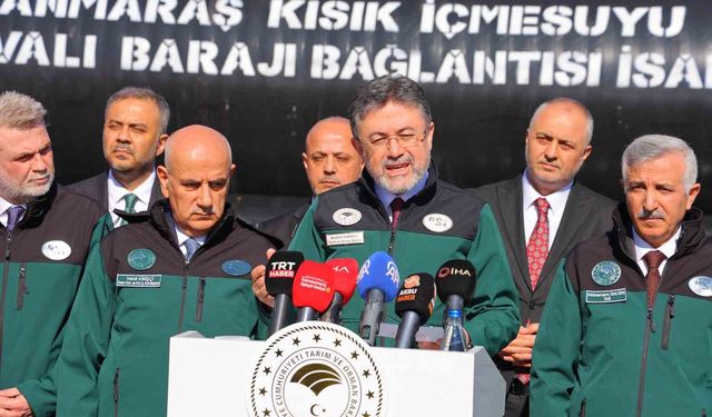 Bakan Yumaklı: '23 yılda 352 içme suyu tesisini tamamladık'