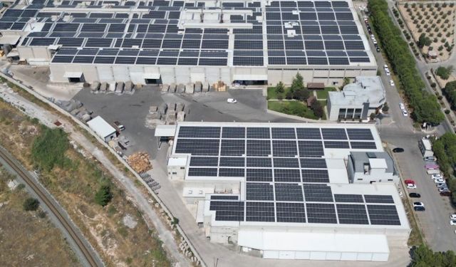 Denizli'deki bir firmaya kurulan GES ile 2 milyon 546 bin 877 kg karbondioksit salınımını önlenecek