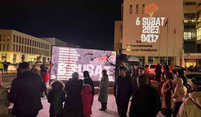 Kahramanmaraş'ta 6 Şubat depremlerinde hayatını kaybedenler dualarla anıldı